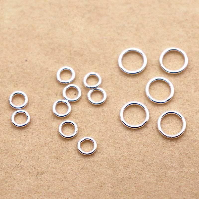 แหวนเงินแท้ 925 แท้ 10 ชิ้น สำ - Jewelry Making Closed Jump Rings บทวิจารณ์และราคา