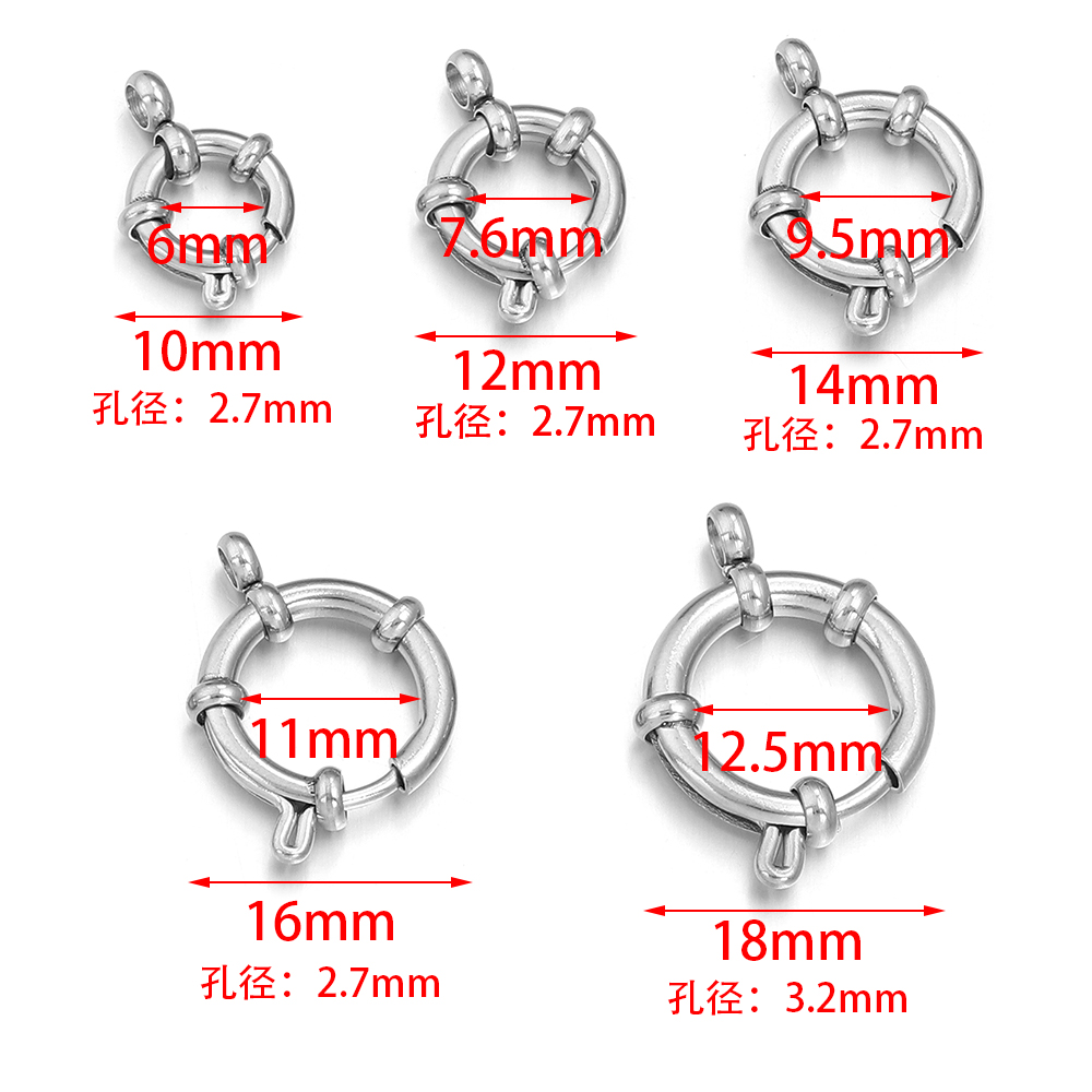 ตัวล็อคแบบสปริงทรงกลม 2 ชิ้น ท - Jewelry Making Metals บทวิจารณ์และราคา
