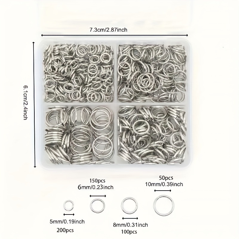 ชุดวงแหวนเปิดแบบผสม 500 ชิ้น ข - Jump Ring Assorted บทวิจารณ์และราคา