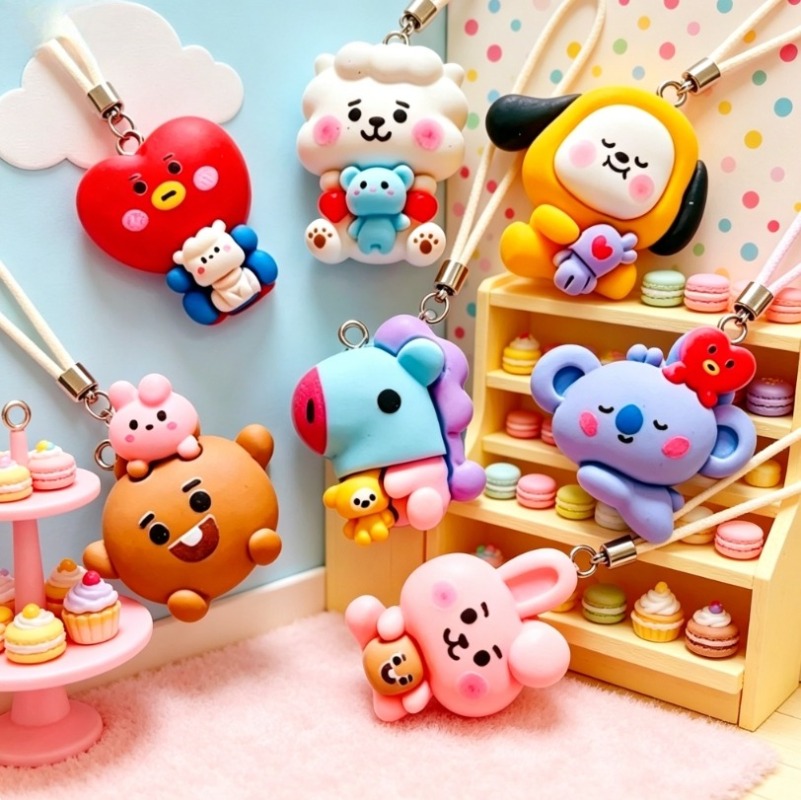 ชุด 7 ชิ้น BT21 ชาร์มการ์ตูนเร - Jewelry Making Accessories บทวิจารณ์และราคา