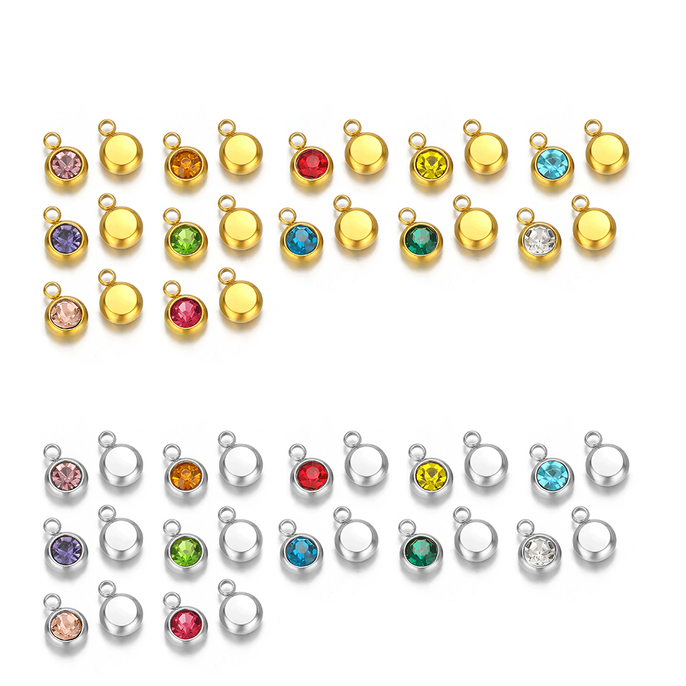 จี้ลูกปัดเพทาย 20 ชิ้น สแตนเลส - Jewelry Making Stones บทวิจารณ์และราคา