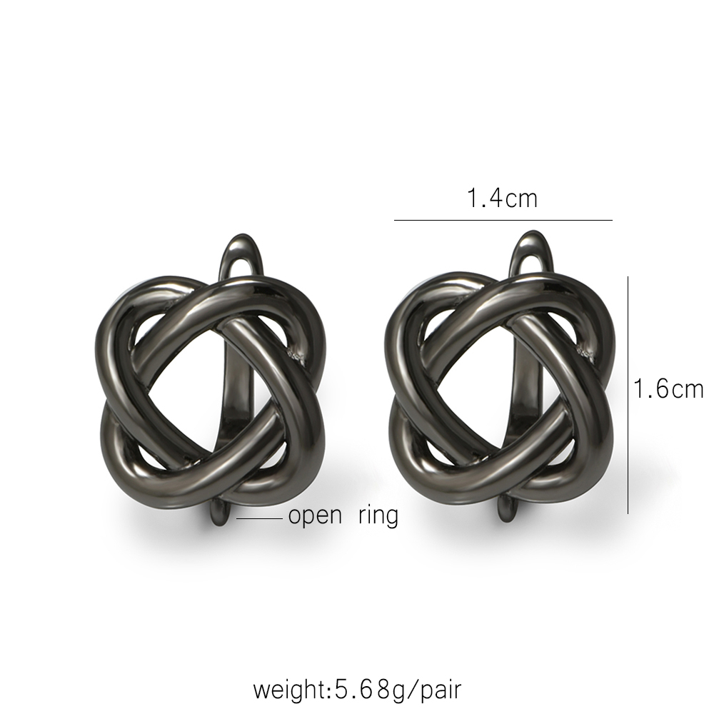 YANASI ต่างหูทองเหลืองสีดำ 1 ค - Jewelry Making Class บทวิจารณ์และราคา