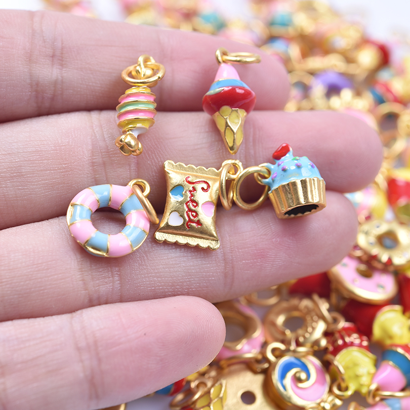 16 ชิ้นหยดน้ํามันโลหะผสมแฟชั่น - Jewelry Making Metal Supplies บทวิจารณ์และราคา