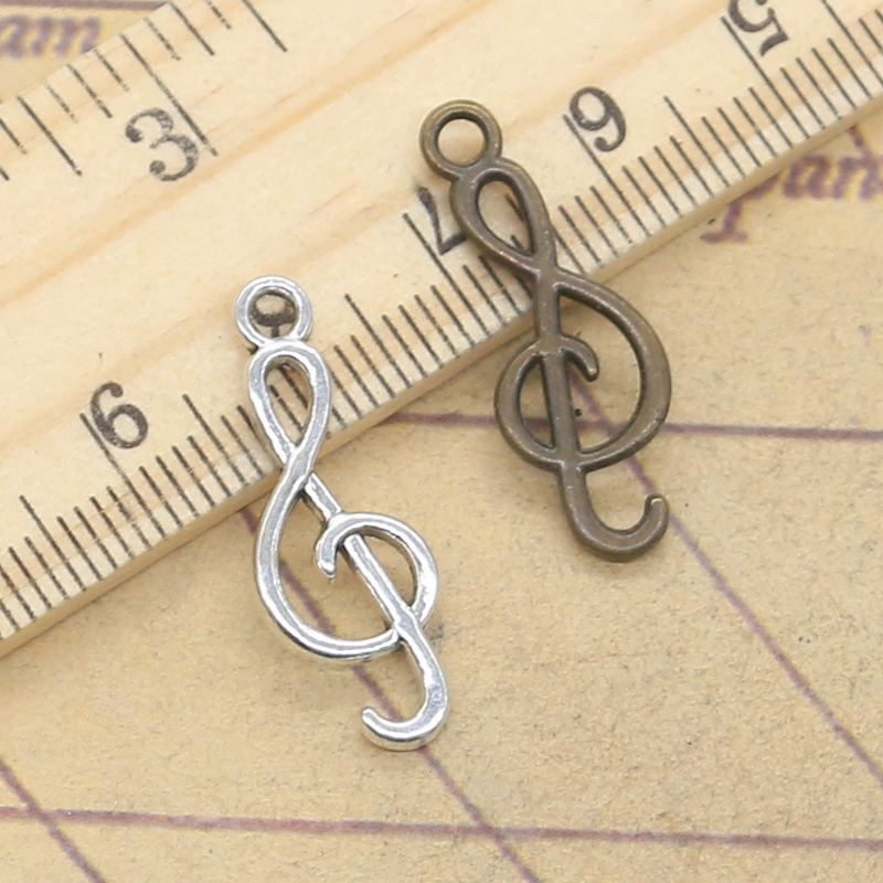 จี้รูปโน้ตดนตรี 20 ชิ้น ขนาด 2 - Jewelry Making Notes บทวิจารณ์และราคา