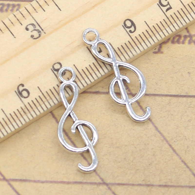 จี้รูปโน้ตดนตรี 20 ชิ้น ขนาด 2 - Jewelry Making Notes บทวิจารณ์และราคา