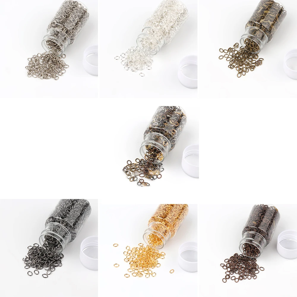 1500 + ชิ้นผสมสีโลหะรูปไข่แหวน - Jump Ring Assorted บทวิจารณ์และราคา