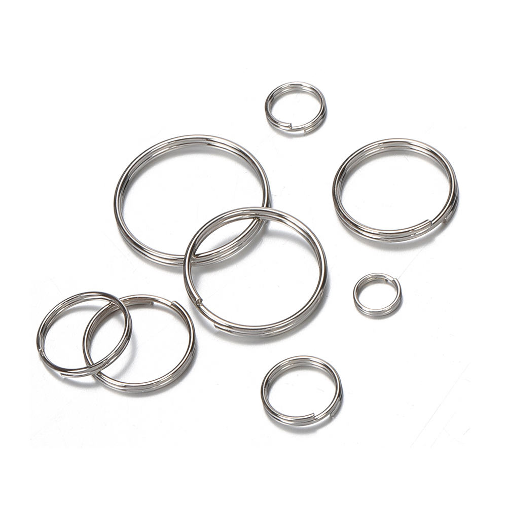 50 ชิ้น 6/8/10/12/14/16/18/20  - Jewelry Making Closed Jump Rings บทวิจารณ์และราคา