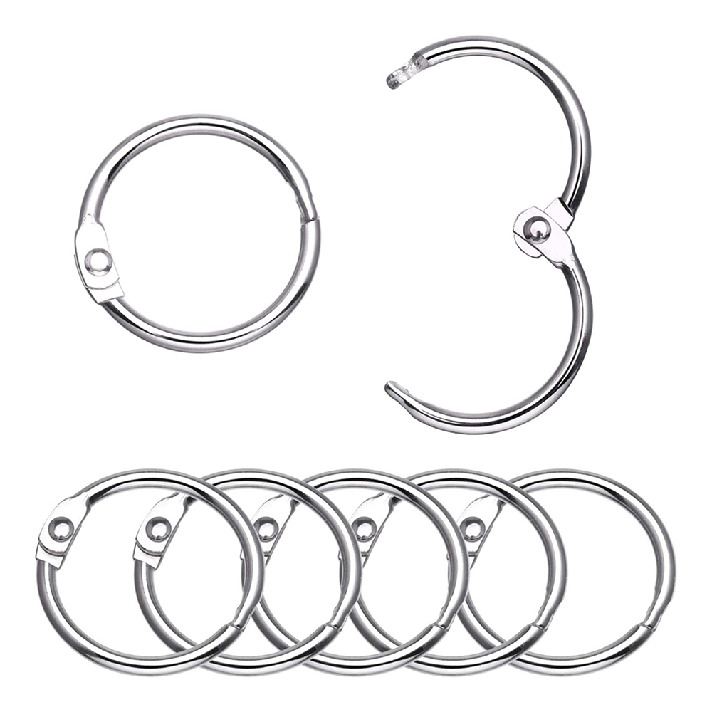 2-10pcs แหวนโลหะ Binder 15-80  - Jump Ring Assorted บทวิจารณ์และราคา