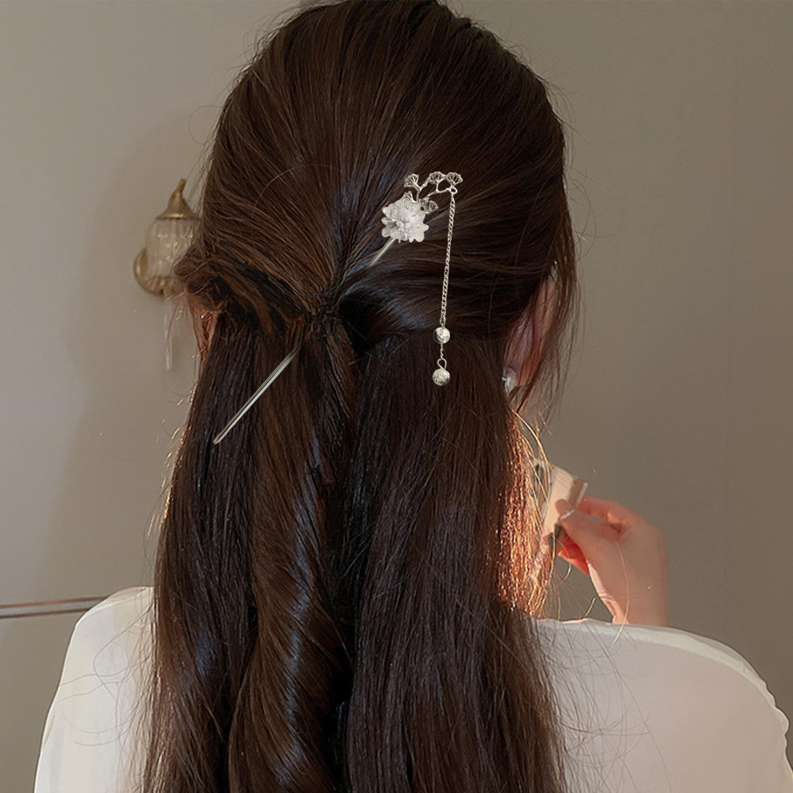 กิ๊บติดผมรูปดอกไม้สุดหรู วัสดุ - Jewelry Making Accessories บทวิจารณ์และราคา