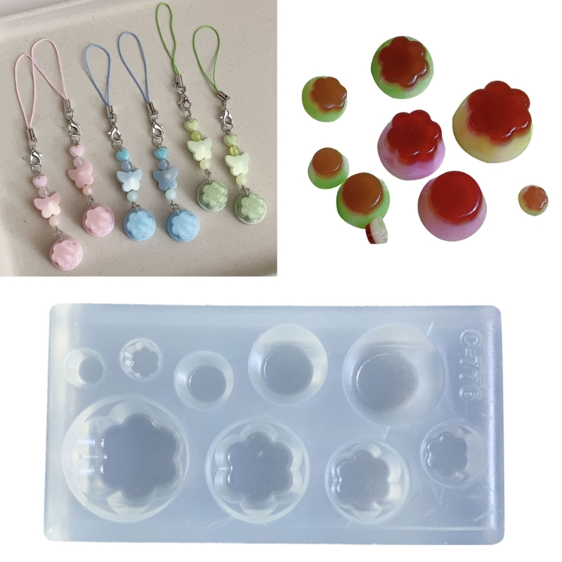 น่ารักพุดดิ้งรูปร่างซิลิโคนแม่ - Jewelry Making Tools List บทวิจารณ์และราคา
