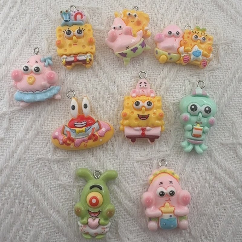 จี้เรซิ่นลายการ์ตูน 10 ชิ้น, ต - Jewelry Making Accessories บทวิจารณ์และราคา