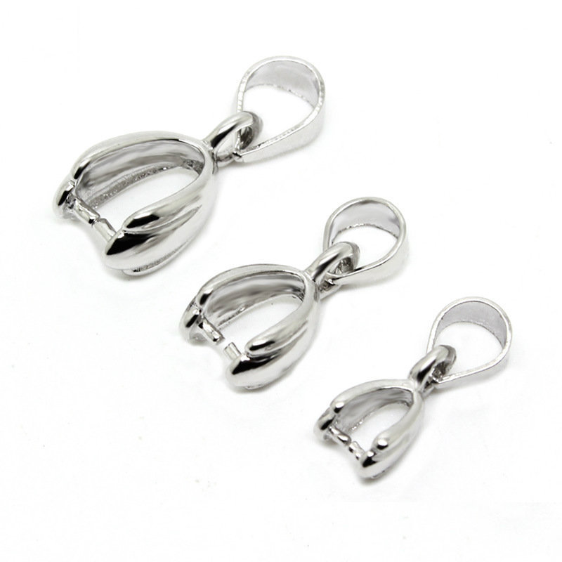 10 ชิ้น ตัวล็อกจี้แบบหนีบ ทำจา - Jewelry Making Class บทวิจารณ์และราคา