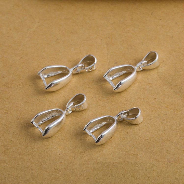 10 ชิ้น ตัวล็อกจี้แบบหนีบ ทำจา - Jewelry Making Class บทวิจารณ์และราคา