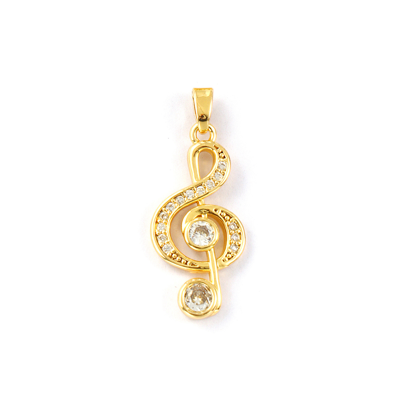จี้รูปโน้ตดนตรีทองเหลือง 2 ชิ้ - Jewelry Making Notes บทวิจารณ์และราคา