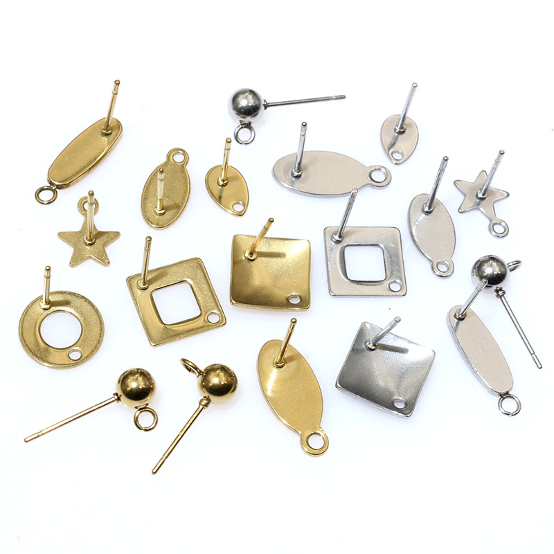 20ชิ้นสแตนเลสหัตถกรรมต่างหูกระ - Jewelry Making Metal Supplies บทวิจารณ์และราคา