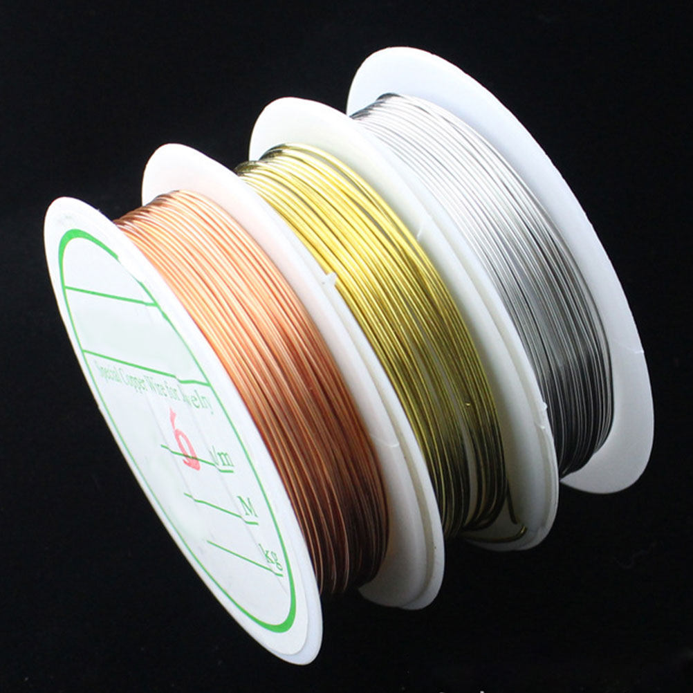ลวด 6 ม้วน สำหรับงานประดับลูกป - Jewelry Making With Copper Wire บทวิจารณ์และราคา