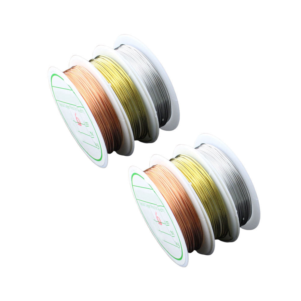ลวด 6 ม้วน สำหรับงานประดับลูกป - Jewelry Making With Copper Wire บทวิจารณ์และราคา