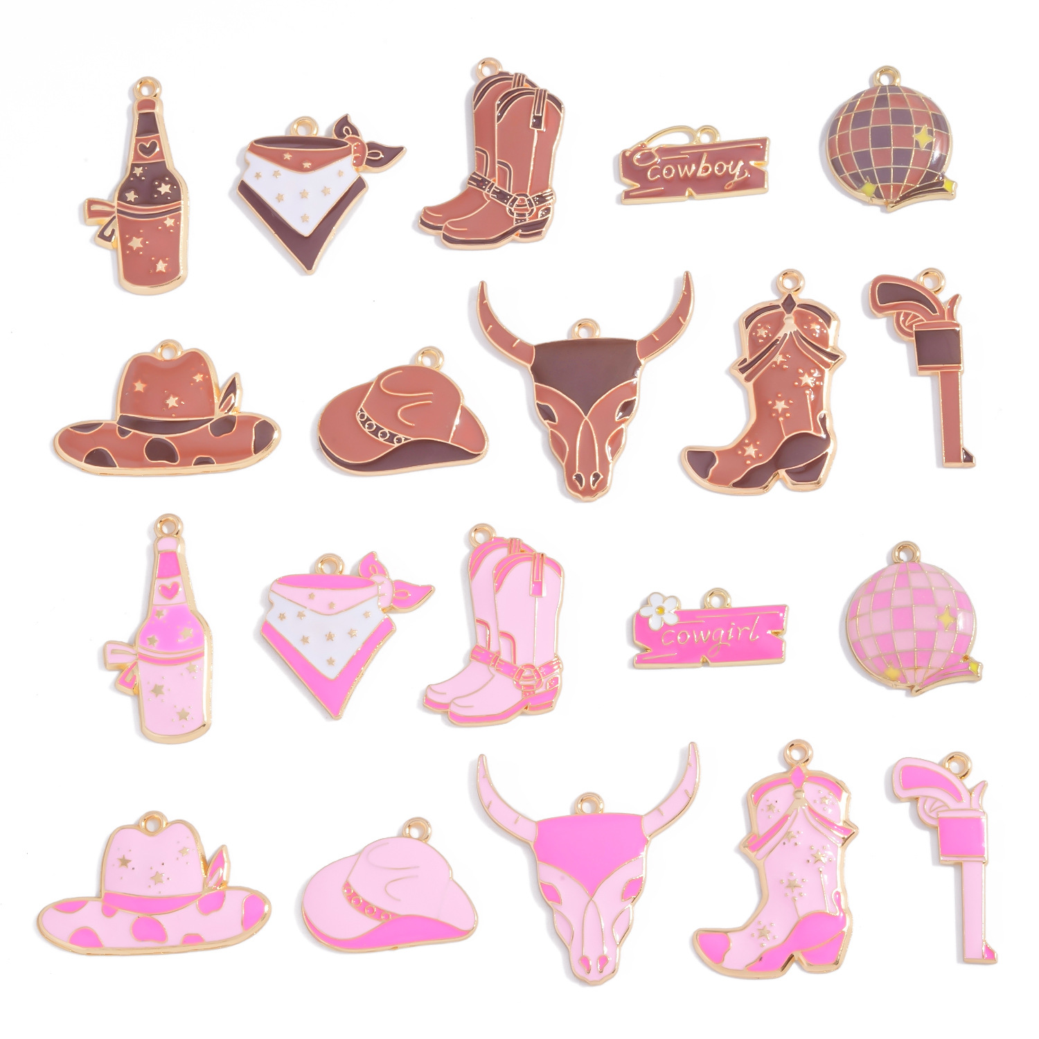 จี้เคลือบลายคาวบอยคาวเกิร์ล ทำ - Jewelry Making Event บทวิจารณ์และราคา