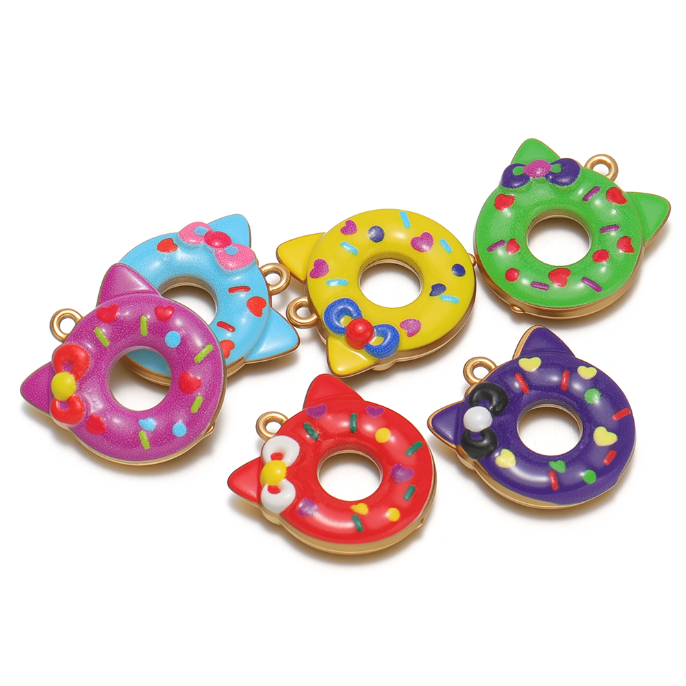 ชาร์มเคลือบลายแมวน่ารัก 4 ชิ้น - Jewelry Making 4 Year Old บทวิจารณ์และราคา