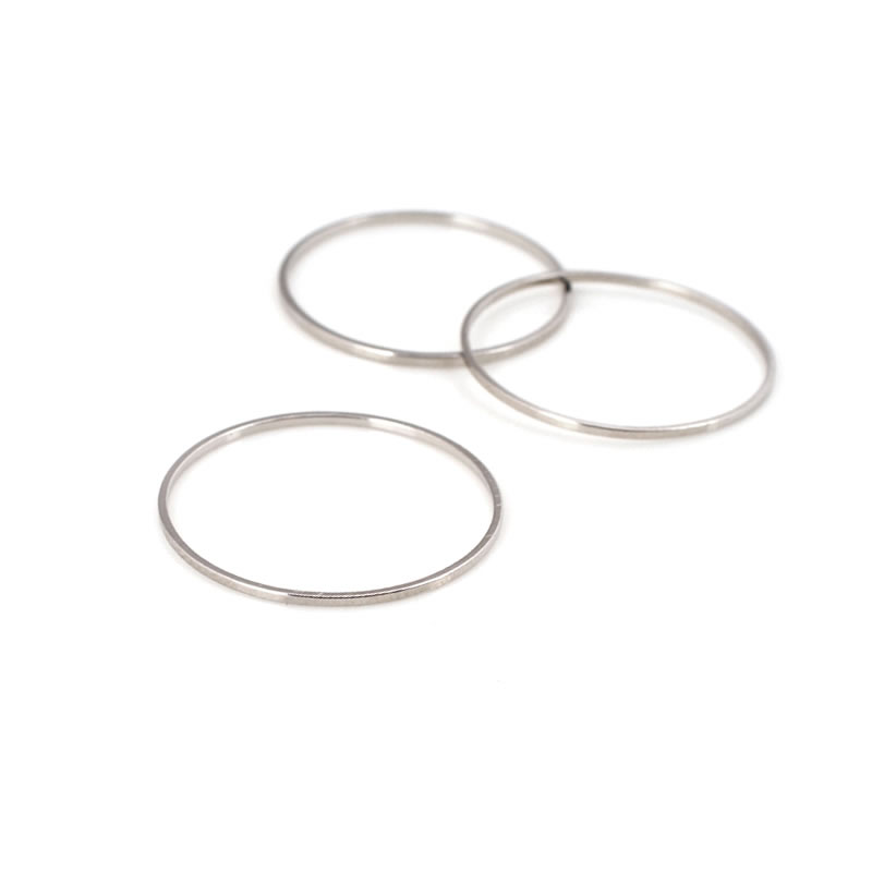 แหวนทองเหลืองทรงกลมแบบปิด ขนาด - Jewelry Making Closed Jump Rings บทวิจารณ์และราคา